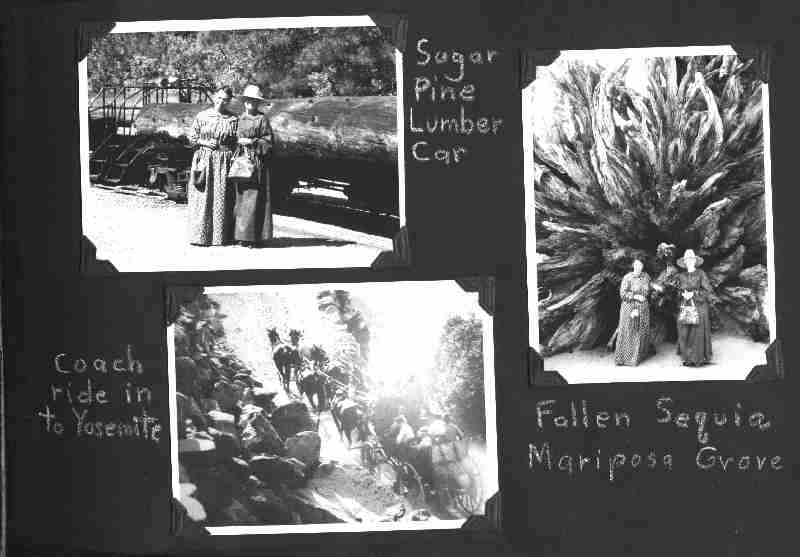 Montaa de Oro Living History -- Yosemite Visit Memory Book - Joyce Cory and Phoebe Adams Page 1