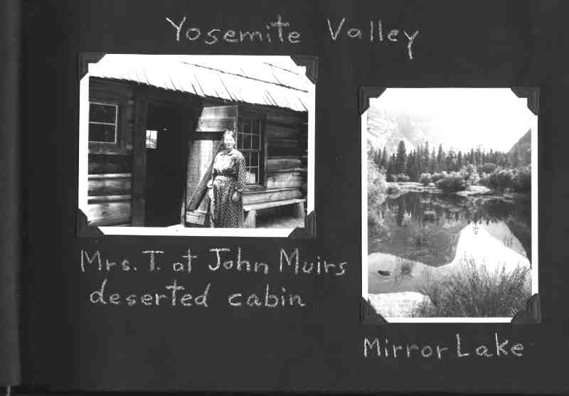 Montaa de Oro Living History -- Yosemite Visit Memory Book - Joyce Cory and Phoebe Adams Page 5