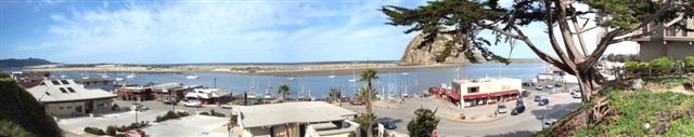 Morro Bay Waterfront Panorama by Red Truhitte