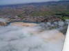 Fog rolling in over Morro Bay